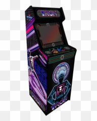 Video Game Arcade Cabinet - Tron Arcade Vector Art Png,Arcade Cabinet Png