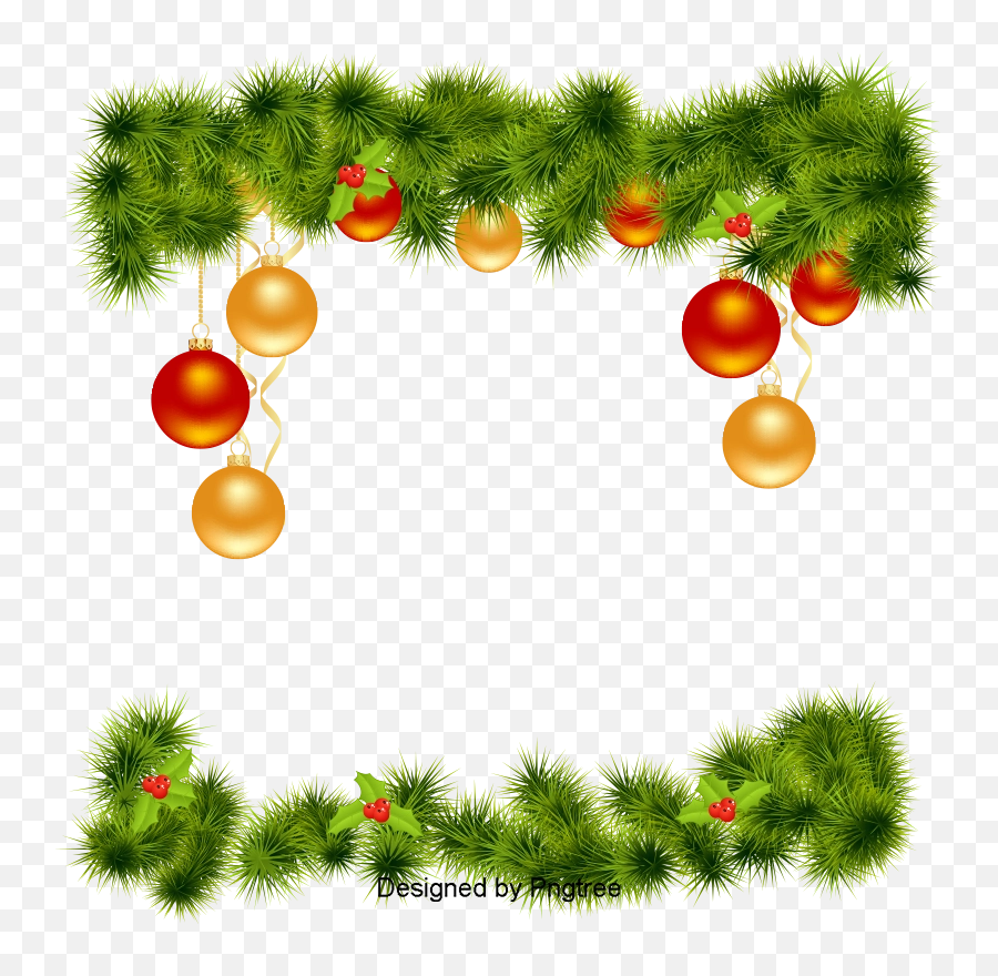 Download Free Png Christmas Borders - Christmas Border In Png,Christmas Borders Png