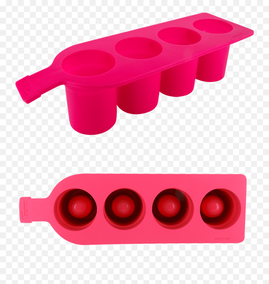 Ice - Cube Mould Cheers Pink Plastic Png,Ice Cube Transparent