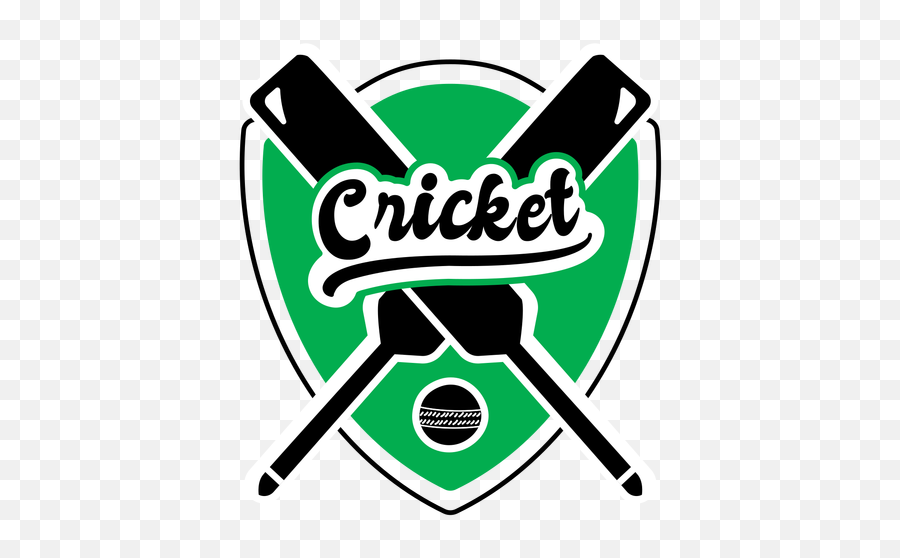 Cricket King Bat Ball Badge Sticker - Transparent Png U0026 Svg Bat Ball Photo Sticker,Cricket Png