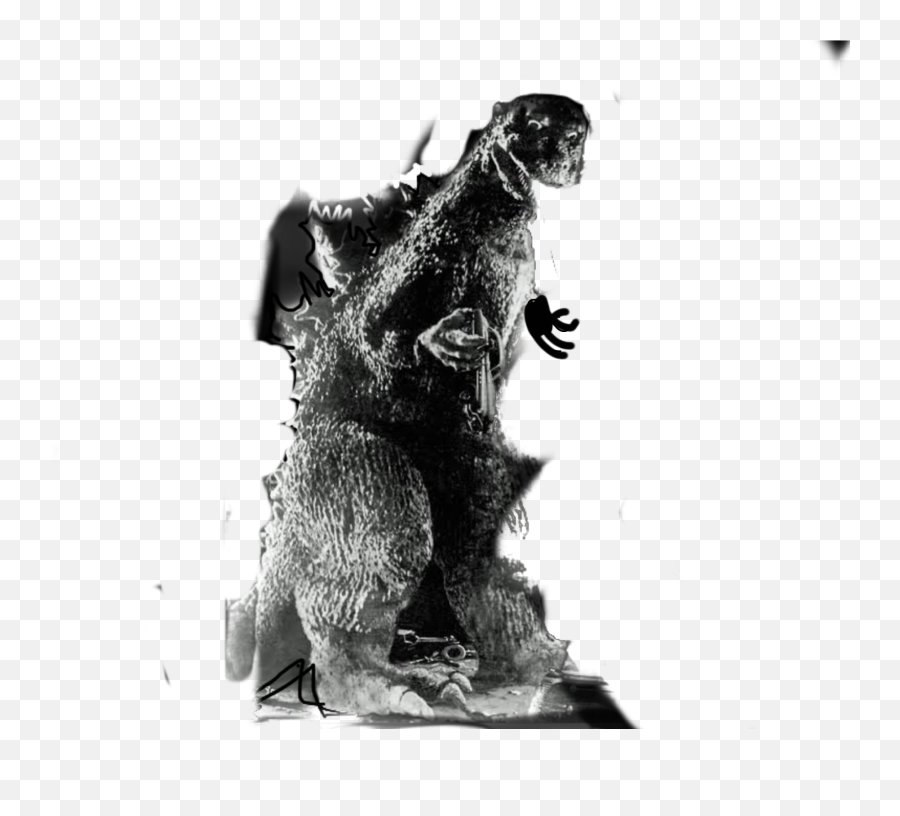 Pin De Eli Sl En Godzilla - Monochrome Png,Godzilla Transparent Background