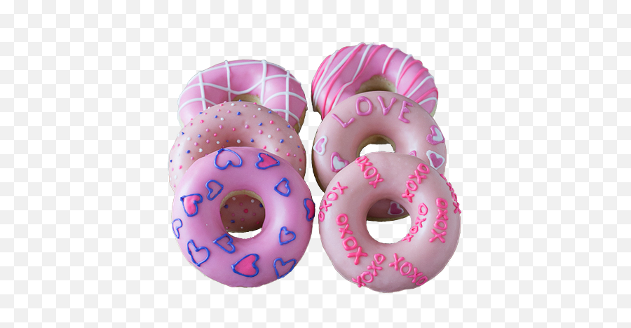 Purple Pink Kawaii Cute Png Transparent - Doughnuts Png,Donuts Transparent