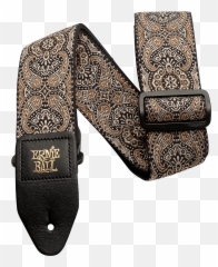 Ernie Ball Classic Jacquard Guitar Strap In Black U0026 Gold Paisley - Andertons Music Co Ernie Ball Guitar Strap Png,Ernie Png