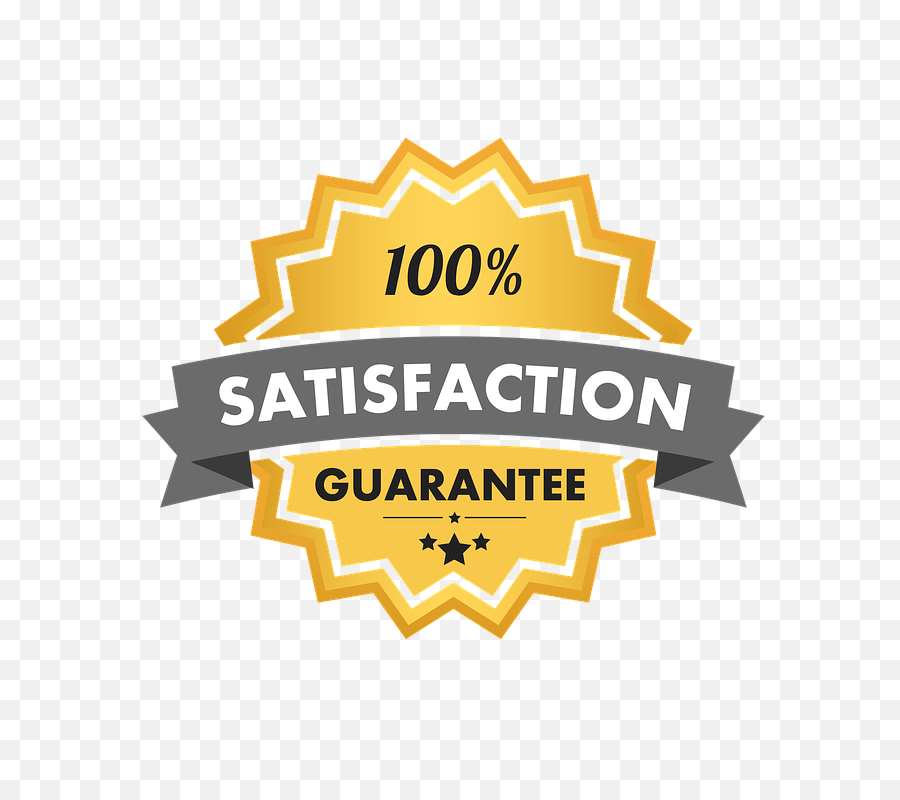 Satisfaction Guarantee 100 - Free Image On Pixabay Transparent Satisfaction Guaranteed Logo Png,Badge Png