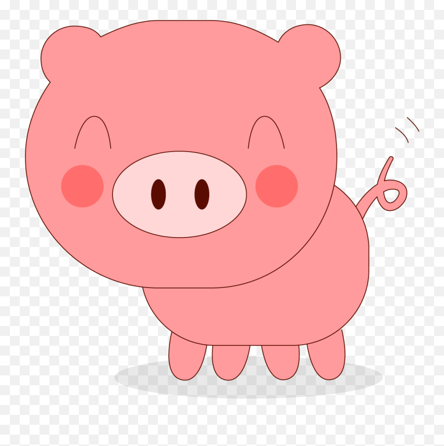 Porky Pig Domestic Cartoon - Pig Cartoon Png,Cartoon Pig Png