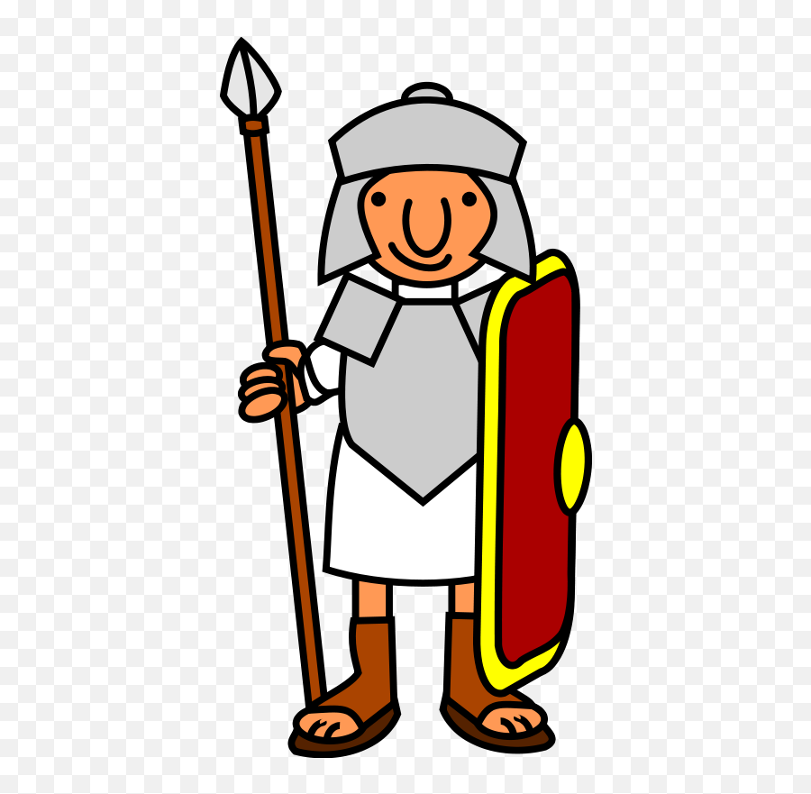 Free Vector Roman Soldier Graphic Available For - Easy Roman Soldier Drawing Png,Roman Numerals Png