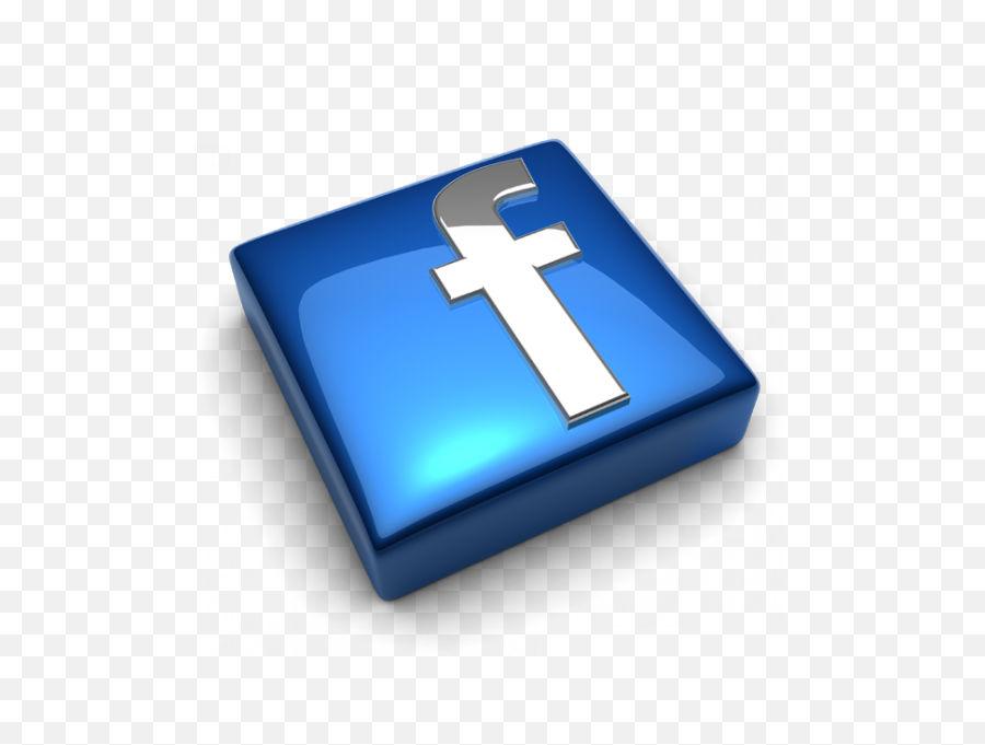 Facebook Logo Png Transparent - 3d Png For Picsart,Logo De Facebook Png