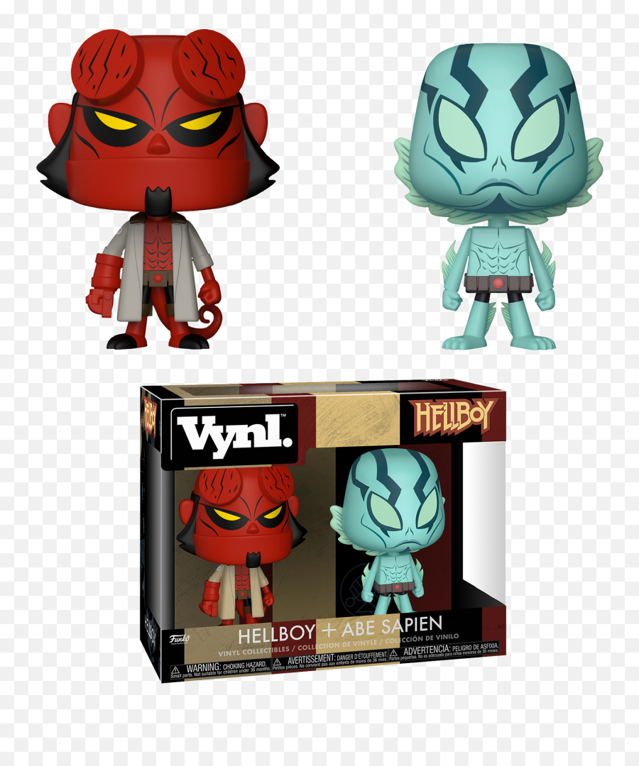 Hellboy - Hellboy And Abe Sapien Vynl Vinyl Figure 2pack Funko Hellboy And Abe Png,Hellboy Png