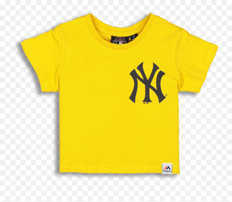 Majestic Athletic Infant New York Yankees Remic Tee Gold - G Idle Uh Oh Merch Png,Yankees Logo Transparent