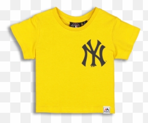 Majestic Athletic Infant New York Yankees Remic Tee Gold - G Idle Uh Oh Merch Png,Yankees Logo Transparent