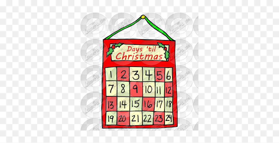 Image Transparent Stock Advent Calendar - Advent Calendar Clipart Png,Calendar Clipart Transparent