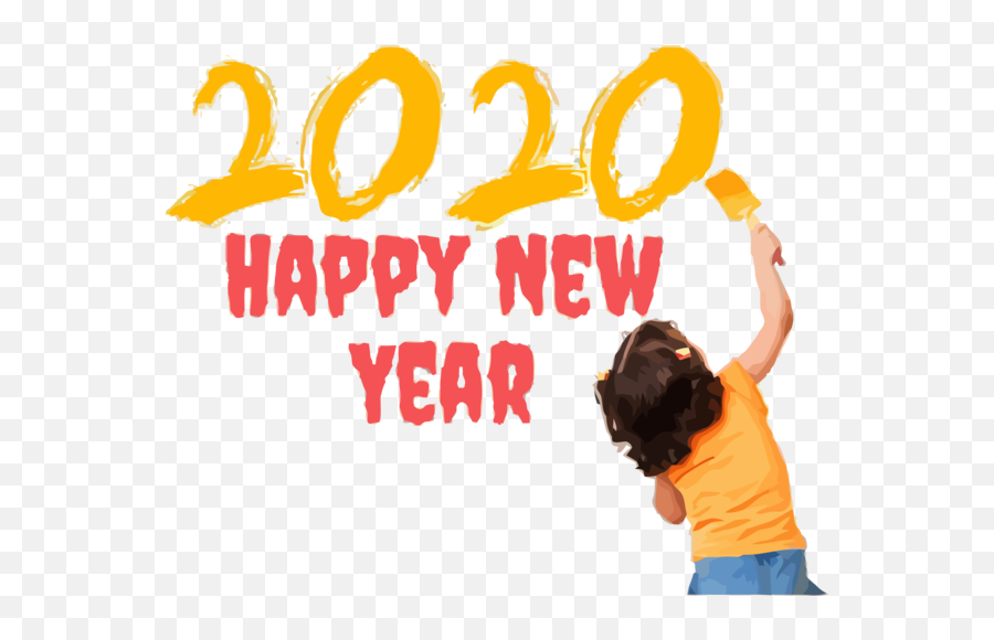 Text Font Happy For New Year 2020 - Happy New Year 2020 Hd Wallpaper Download Png,Happy New Year Transparent