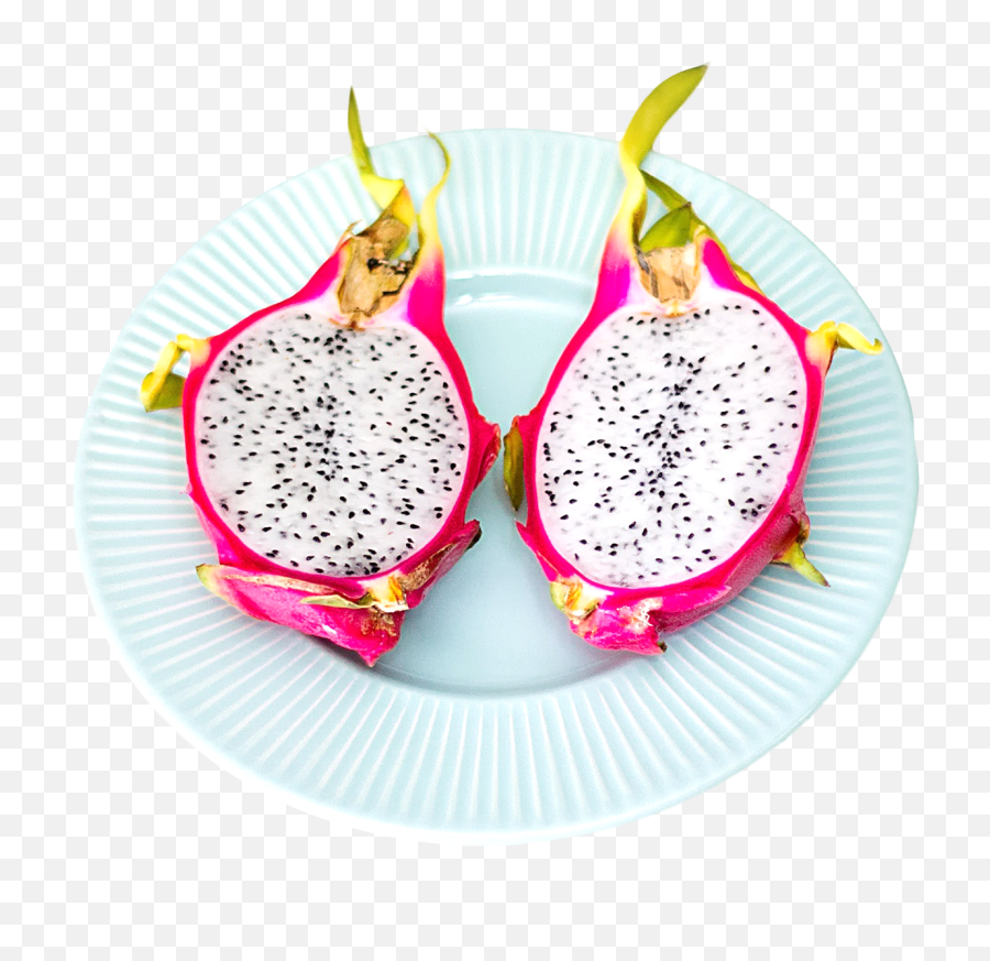 Dragon Fruit - Dragon Fruit In Plate Png,Dragonfruit Png