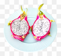 Dragon Fruit - Dragon Fruit In Plate Png,Dragonfruit Png