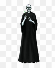 Little Black Dress Png Image With No - Harry Potter Png Voldemort Dibujo,Voldemort Png