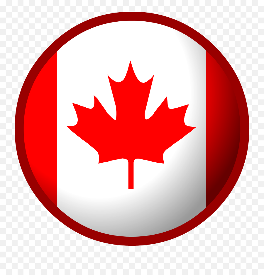 Canada Flag Png Icon 3 Image - Canadian Flag Button,Canada Png