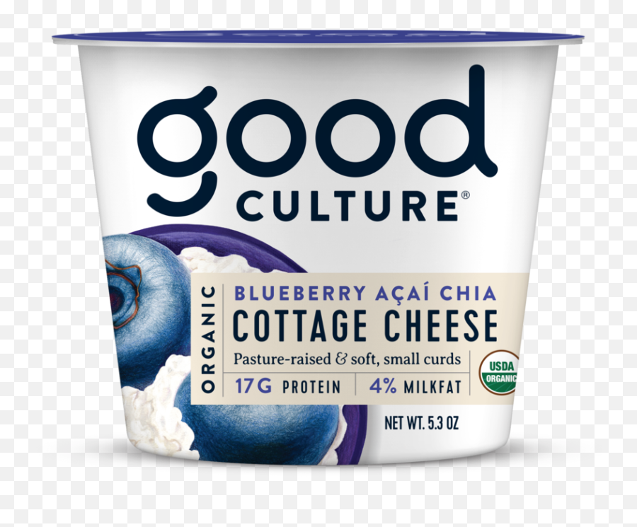 Good Culture Organic Cottage Cheese - Low Sodium Snacks Good Culture Cottage Cheese Strawberry Png,Product Png