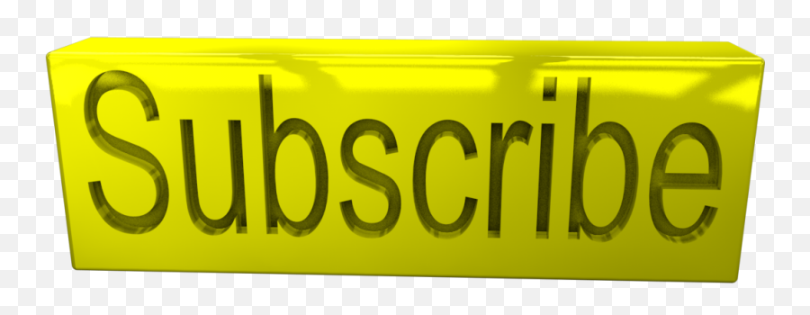 3d Subscribe Button - Sign Png,Subscribe Button Png