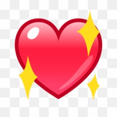 Heart Png Images Outline Emoji Pink - Sparkling Transparent Background