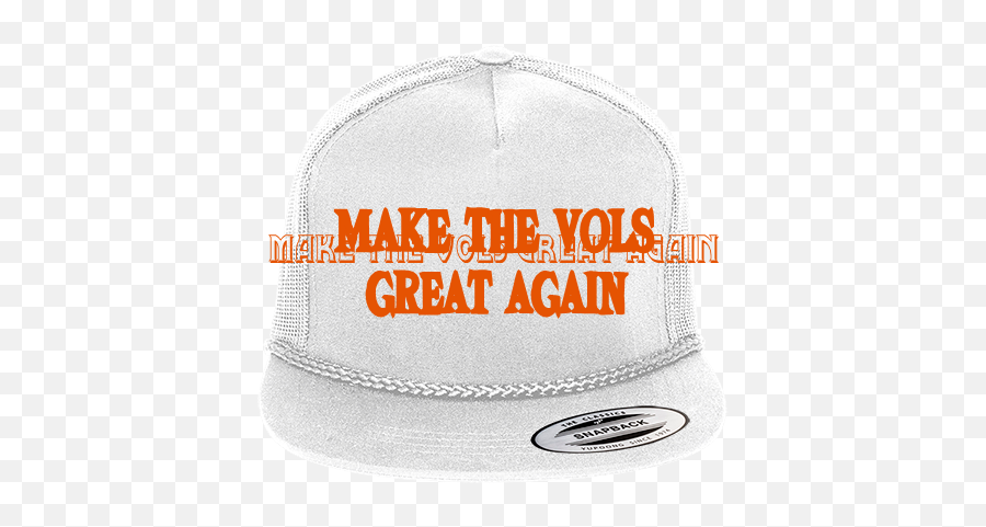 Make The Vols Great Again Cotton Front Trucker Hat - Baseball Cap Png,Make America Great Again Hat Transparent