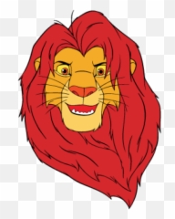 Lion King Png - Simba Face 518x518 Clipart Cartoon