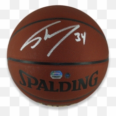 Shaquille Ou0027neal Signed Spalding Nba Basketball - La Casita Png,Shaq Png