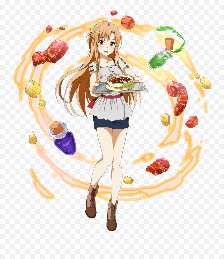 Asuna Sword Art Online And 2 More Danbooru - Asuna Sao Md Chef Png,Asuna Transparent