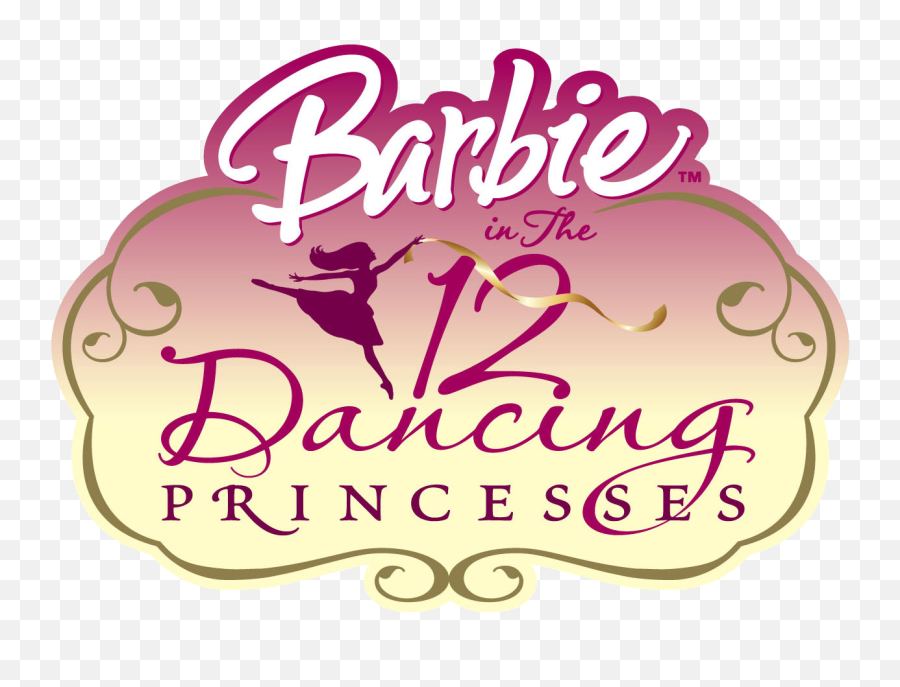 Barbie Logo Png Image Mart - Barbie And The 12 Dancing Princesses Logo,Barbie Png