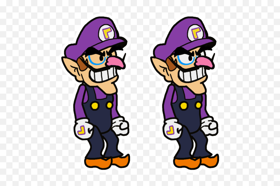 Papermario - Cartoon Png,Waluigi Png