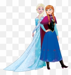 Download Hd Disney Frozen - Frozen Anna Transparent Png Frozen Anna And Elsa Stickers,Anna Png