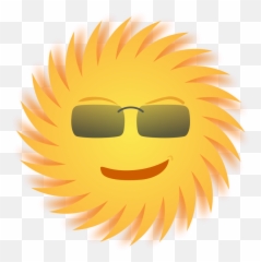 Illustration Of A Happy Smiling Sun - Sun Clip Art Png,Summer Sun Png