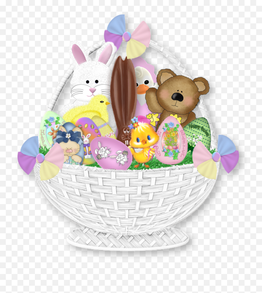 Toys Clipart Gift - Clipart Of Easter Raffle Baskets Png,Easter Basket Png