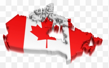 Caps Chapters Flag - Transparent Canada Map png