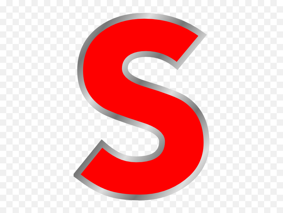 Letter S Clip Art - Red S Clipart Png,Letter S Png