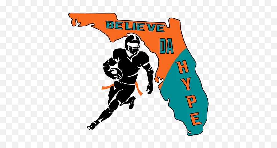 Believe Da Hype - American Football Player Vector Png,Hype Png