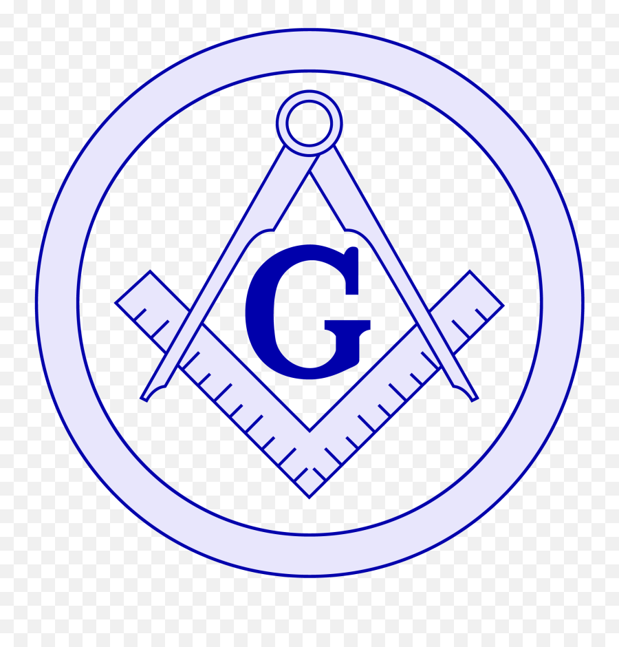 Free Masonic Emblems Logos - Square And Compass In Circle Png,Masonic Lodge Logo