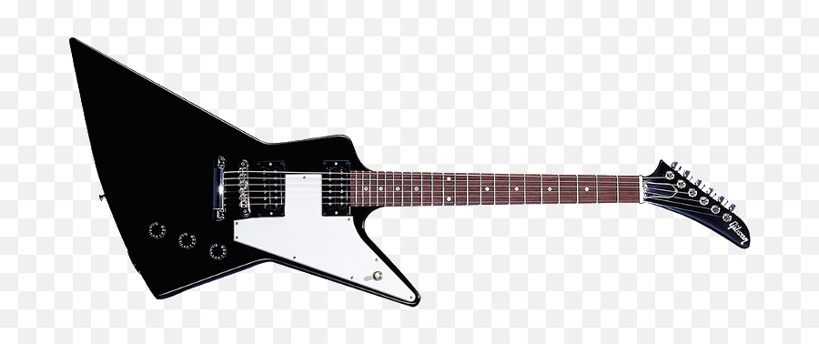 Heavy Guitars - Gibson Explorer 76 Jalmus Gibson Explorer Black And White Png,Gibson Guitar Logo