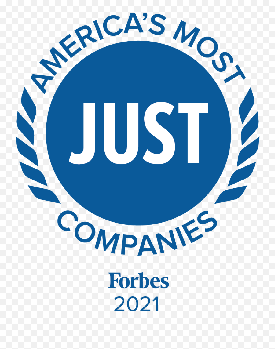 The Just 100 2021 - Most Just Companies Png,Forbes Logo Transparent