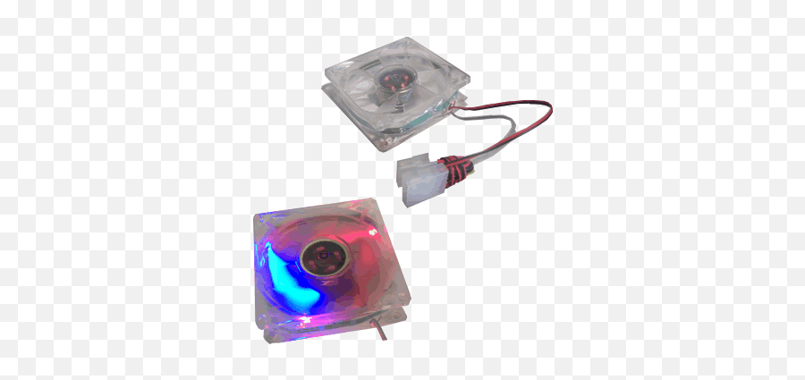 Neon 80mm Computer Case Cooling Fan - Portable Png,Transparent Computer Case