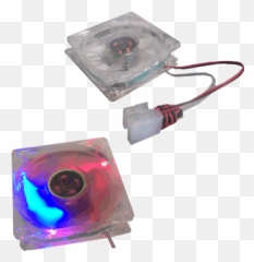 Neon 80mm Computer Case Cooling Fan - Portable Png,Transparent Computer Case