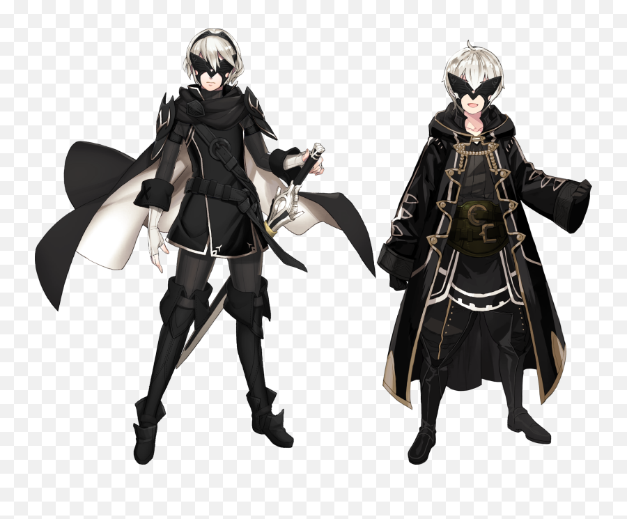 Yorha Recolors Maskedmarth And Malemorgan - Male Morgan Fire Emblem Heroes Png,Marth Transparent