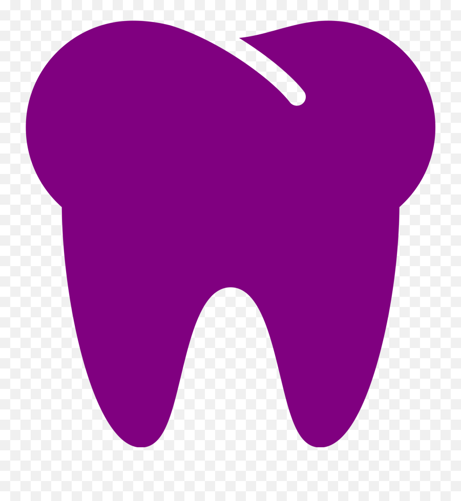 File Noun Cc Purple Wikipedia Filetooth Purplesvg - Tooth Outline Tooth Clip Art Transparent Png,Purple Png