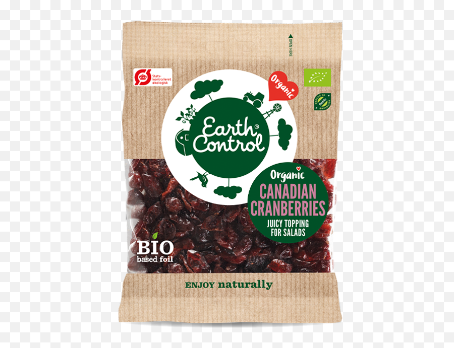 Organic Cranberries Earth Control - Earth Control Png,Cranberries Png