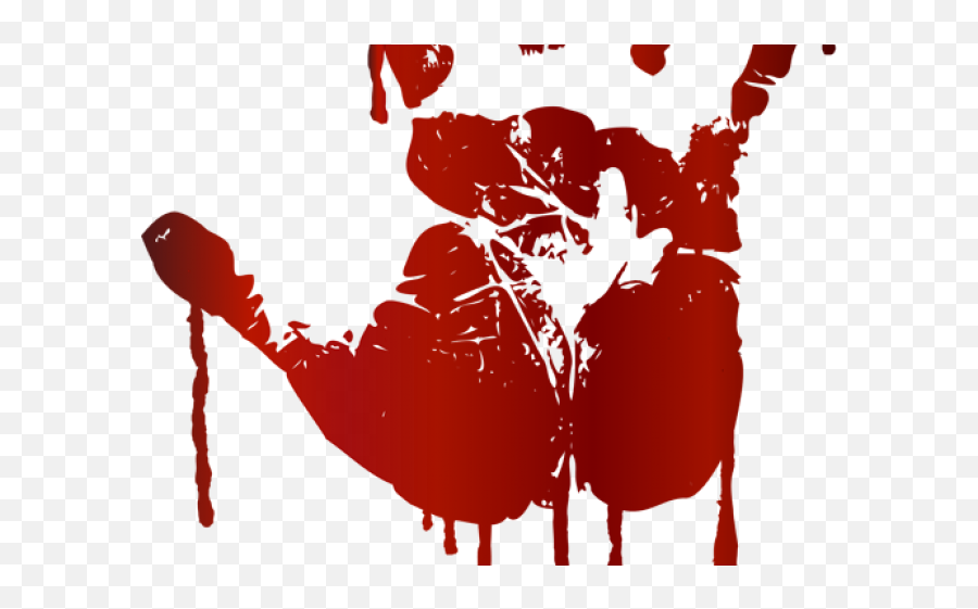 Download Handprint Clipart Blood - Hand Print Png Image With Transparent Bloody Handprint Png,Blood Hand Png