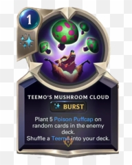 Lol Legends Of Runeterra Lor New Card Reveal U2014 Teemo - Twisted Fate Cards png