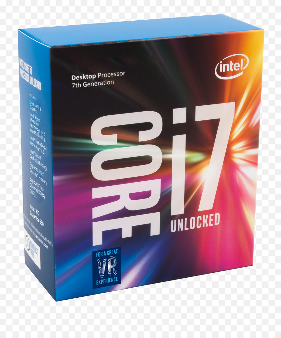 7th Gen Intel Core I7 Unlocked Box Png Processor