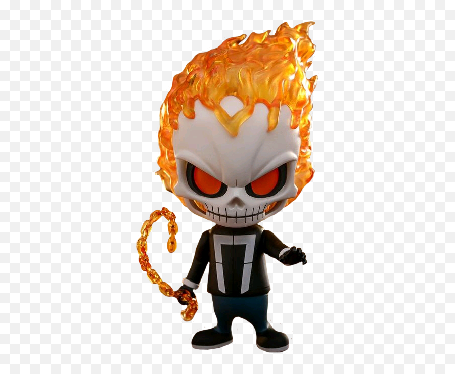 Agents Of Shield - Ghost Rider With Hellfire Chain Cosbaby Agents Of Shield Ghost Rider Figure Png,Ghost Rider Transparent