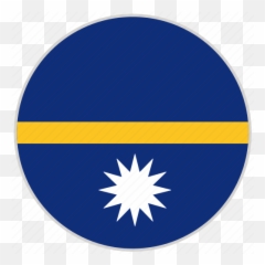 Circular Country Flag National Nauru Rounded - Sun Mausoleum Png,Country Flag Icon