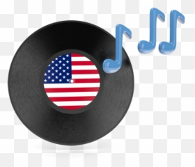Music Icon Illustration Of Flag United States America - Belgium Music Png,Usa Flagge Icon