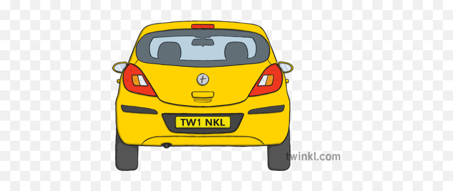 Car Back Illustration - Twinkl Car Back Illustration Png,Car Back Png